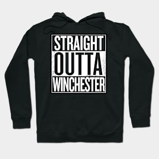 Straight Outta Winchester Supernatural White Hoodie